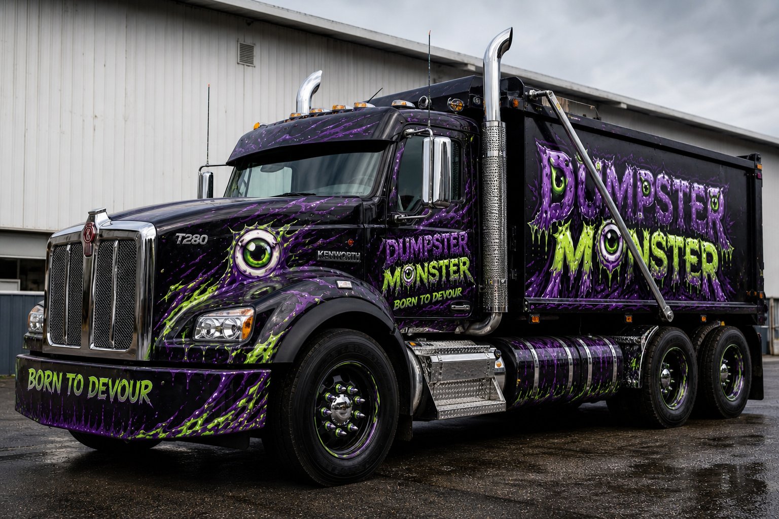 Dumpster Monster truck - Born to Devour